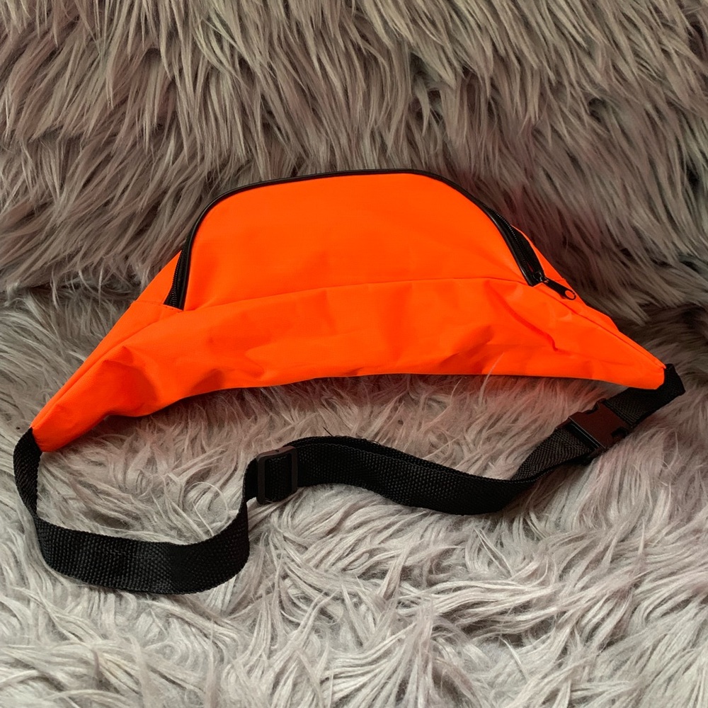 Neon Orange Fanny Pack Bag